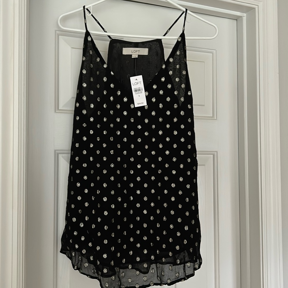 NWT sparkly cami